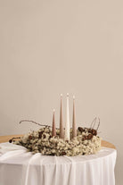 Cone Kaars Ivory || 2 Maten