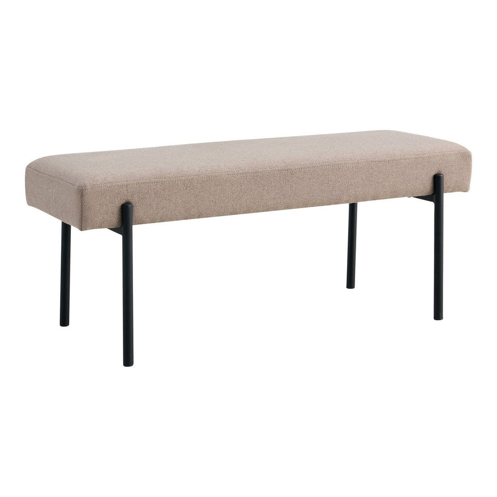 Swindon Bench - Bank Steen Met Zwarte Poten 100X36X42 5 Cm Hn1231