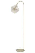 Vloerlamp Rakel Antique Bronze + Smoked