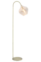 Vloerlamp Rakel Antique Bronze + Smoked