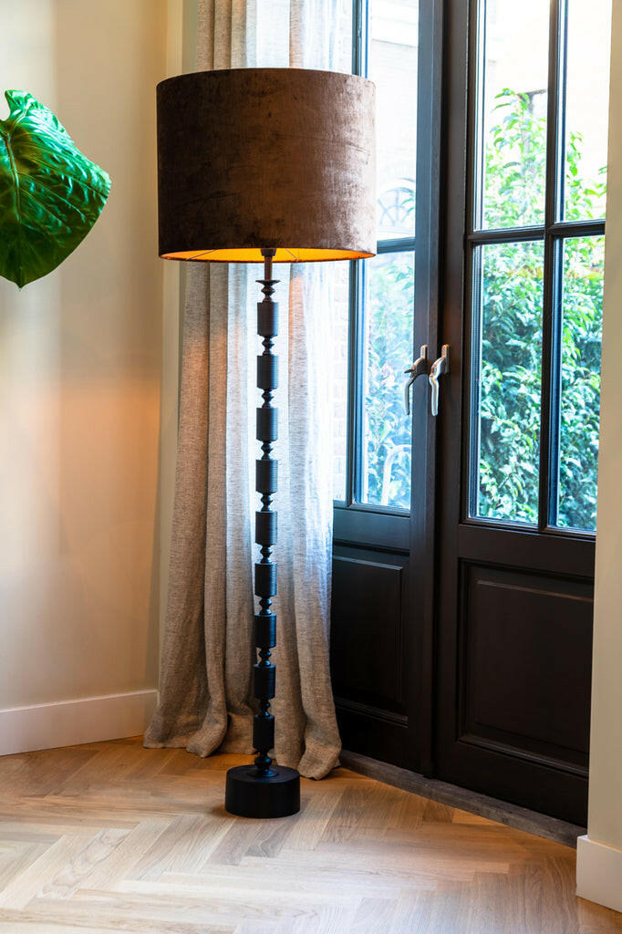 Vloerlamp Gitaya Matt Black