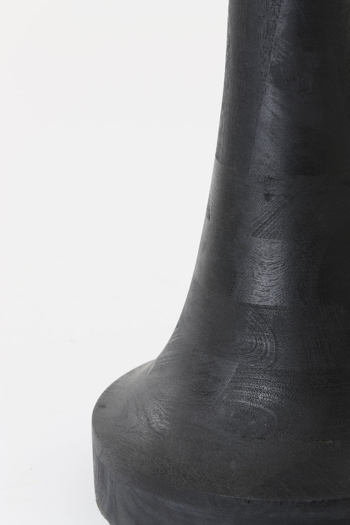 Vloerlamp Jovany Wood Matt Black