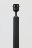 Vloerlamp Jovany Wood Matt Black
