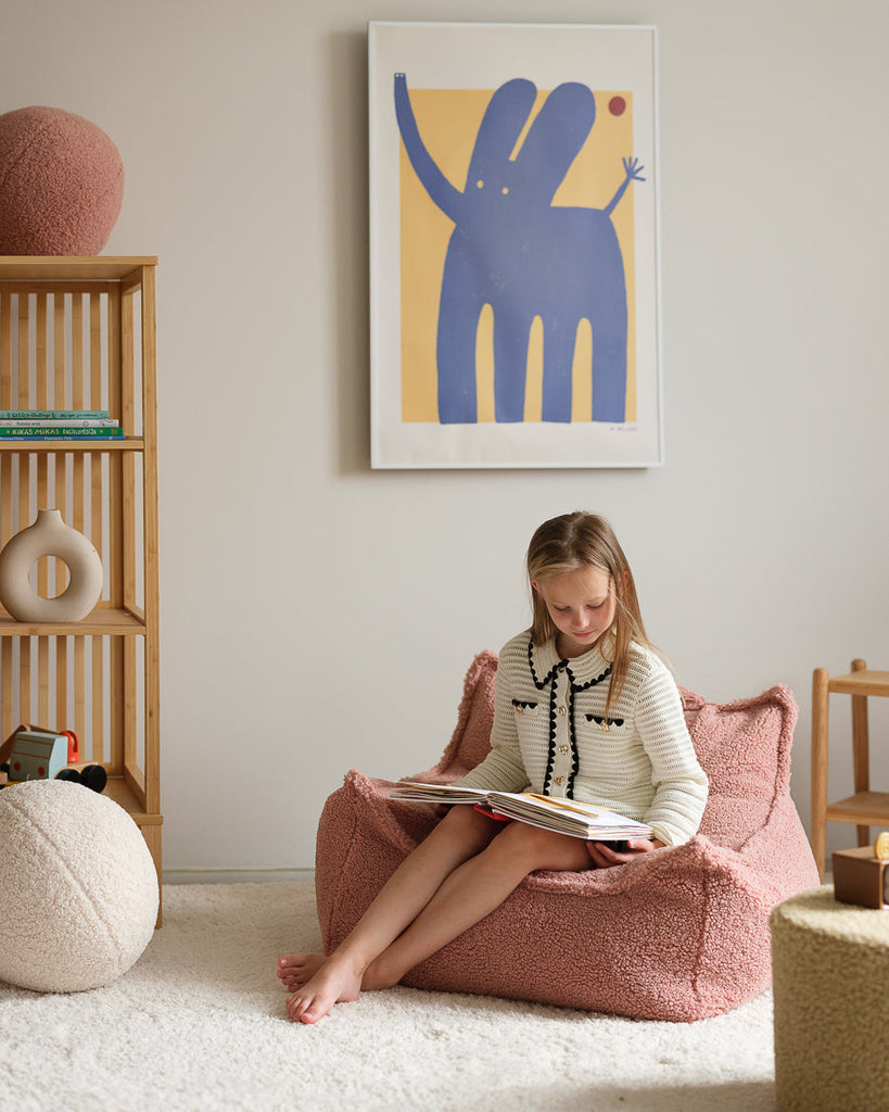 Guava Pink Beanbag Chair