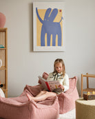 Guava Pink Beanbag Chair