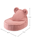 Guava Pink Bear Beanbag