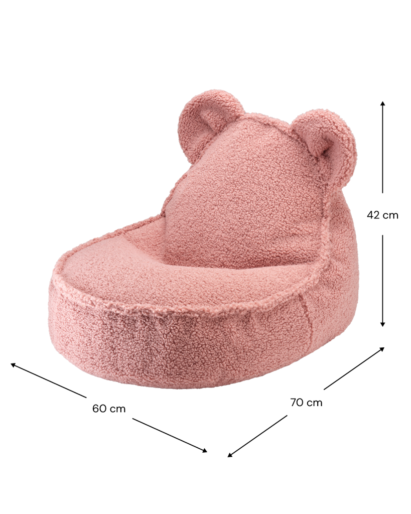 Guava Pink Bear Beanbag