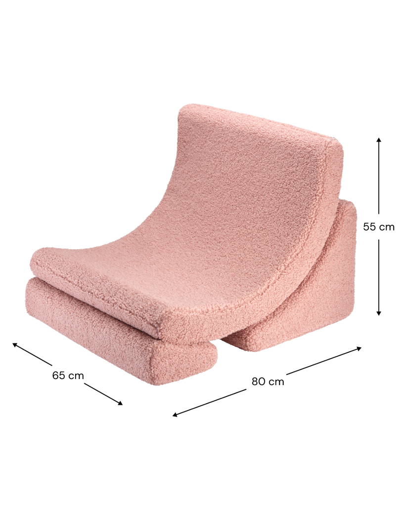 Guava Pink Moon Chair