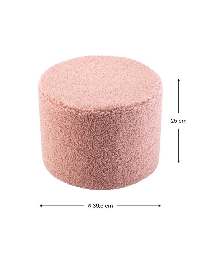 Guava Pink Pouffe