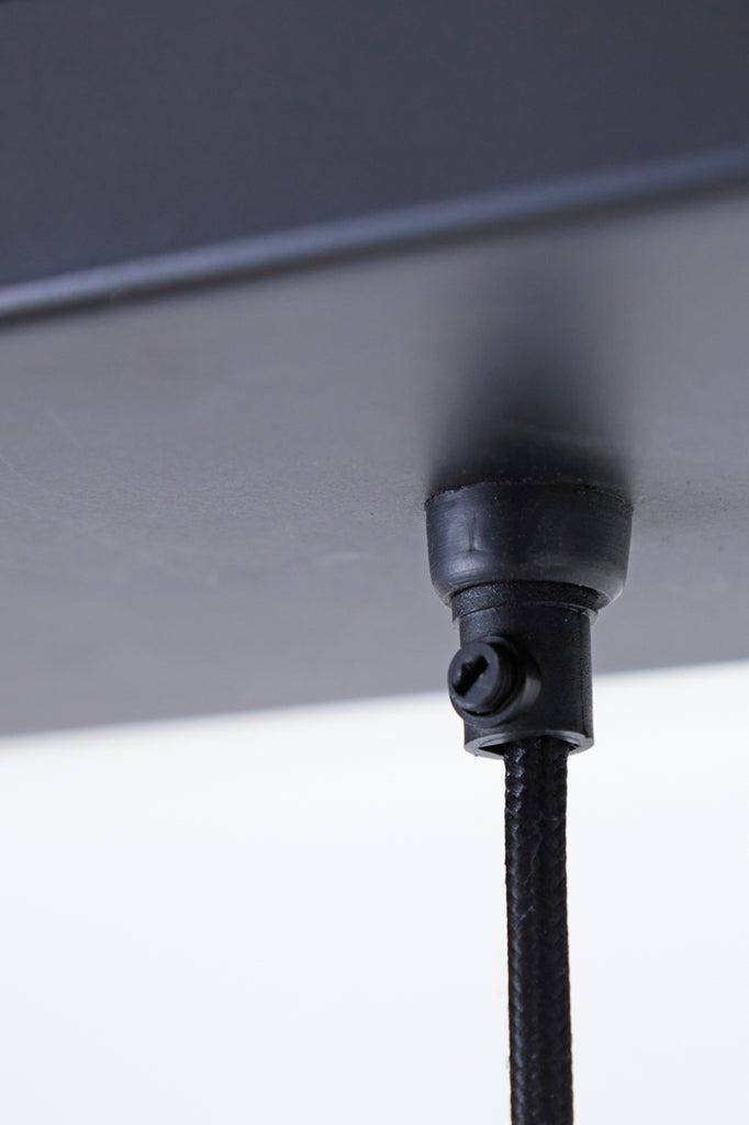 Hanging Lamp 5L 100X20X122 Cm Alvaro Matt Black