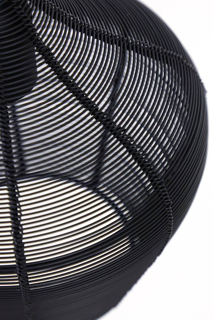 Hanging Lamp 5L 100X20X122 Cm Alvaro Matt Black