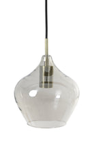 Hanging Lamp 5L 104X20X120 Cm Rakel Antique Bronze + Smoked