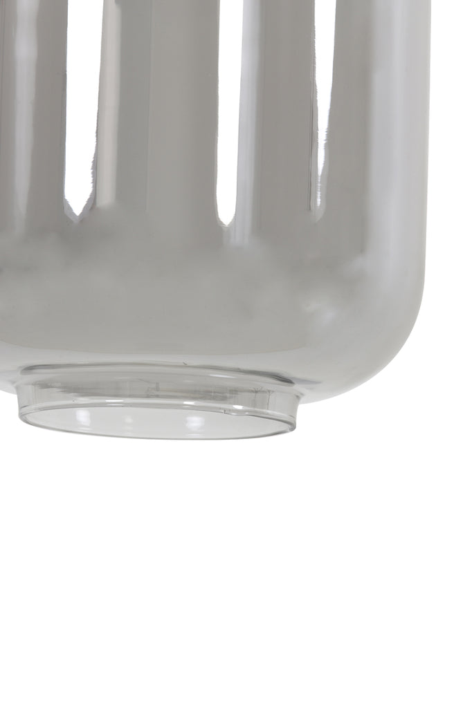 Hanging Lamp 5 Lampen Lekar Ant Bronze + Smoked Glass