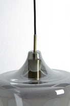 Hanging Lamp Solly Antique Bronze + Smoked Glass