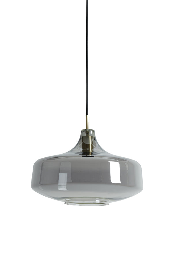 Hanglamp Solna Antique Bronze + Smoked Glass