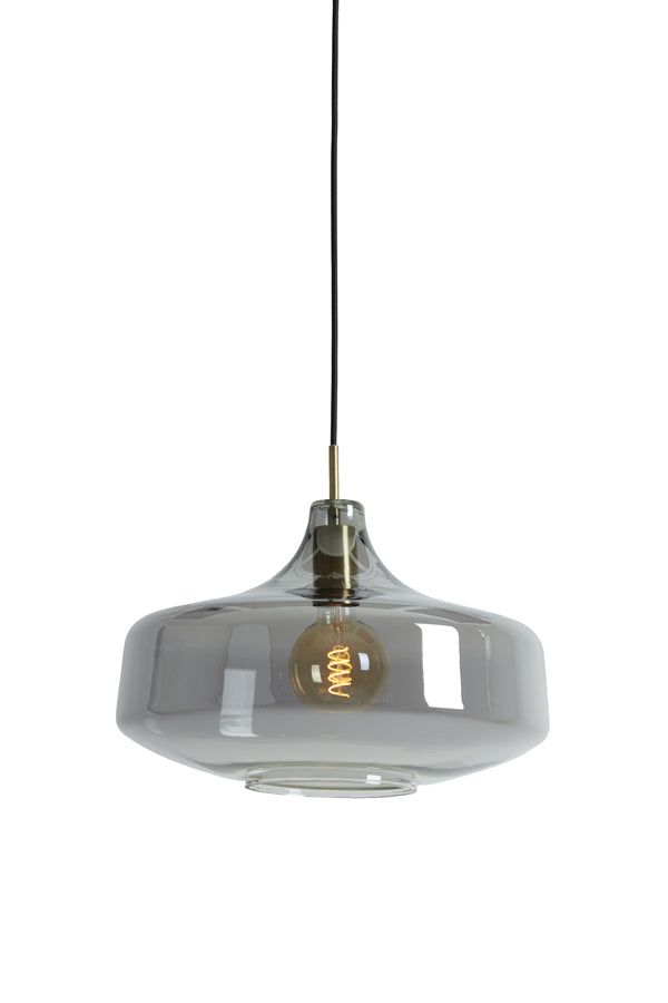 Hanglamp Solna Antique Bronze + Smoked Glass