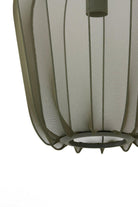 Hanging Lamp Ø34X40 Cm Plumeria Dark Green