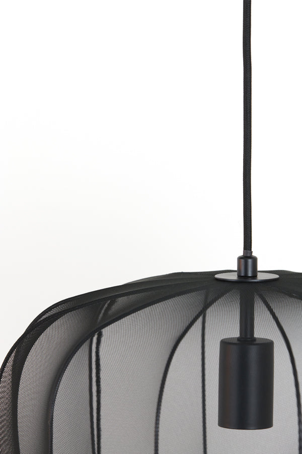 Hanglamp Ø40X30 Cm Plumeria Black