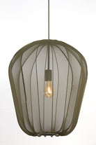 Hanglamp Ø50X60 Cm Plumeria Dark Green