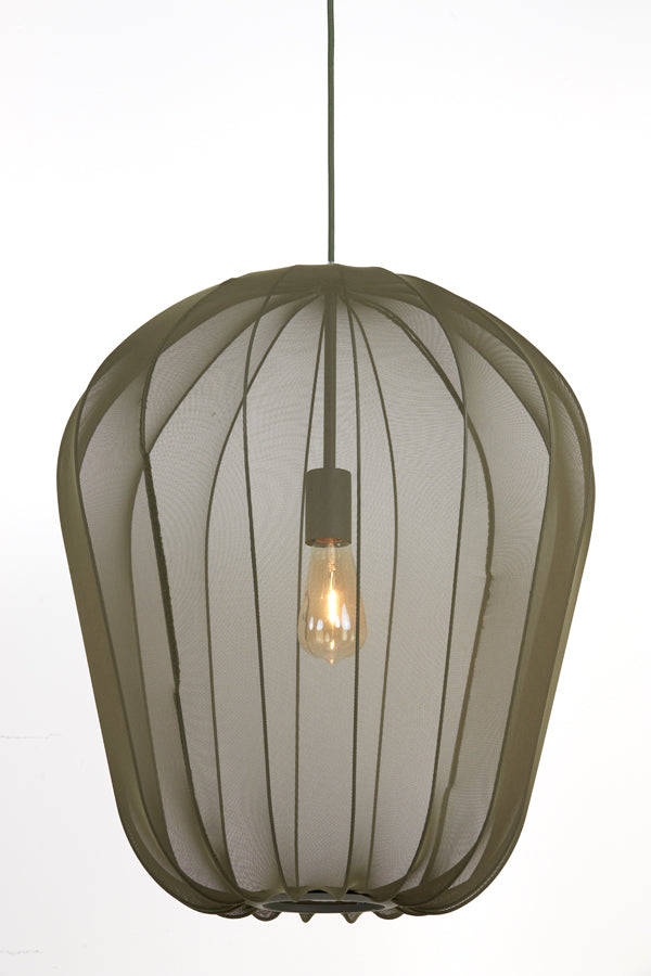 Hanglamp Ø50X60 Cm Plumeria Dark Green