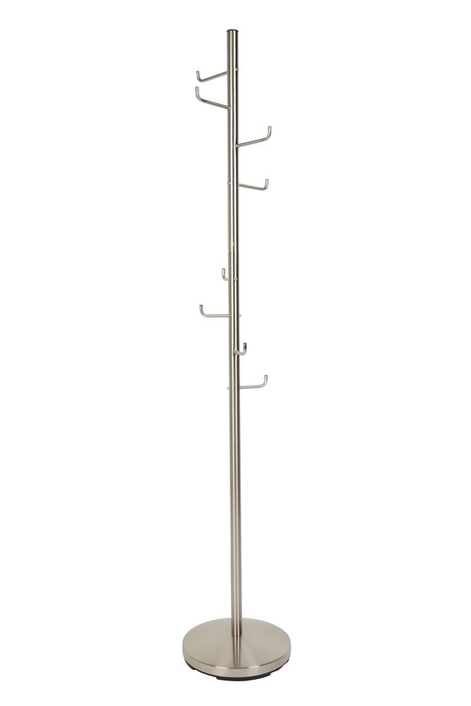 Hooked Kapstok Satin Nickel