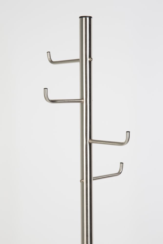 Hooked Kapstok Satin Nickel
