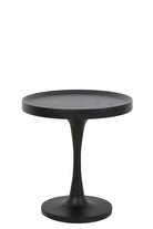 Side Table 50X53 Cm Joekon Wood Black