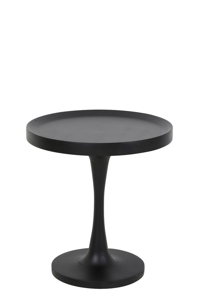 Side Table 50X53 Cm Joekon Wood Black