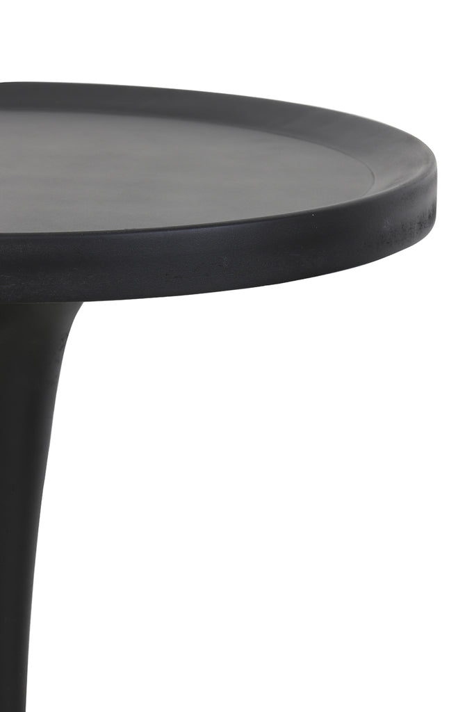 Side Table 50X53 Cm Joekon Wood Black