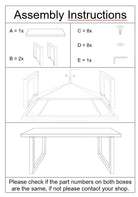 Kala Eettafel 220Cm