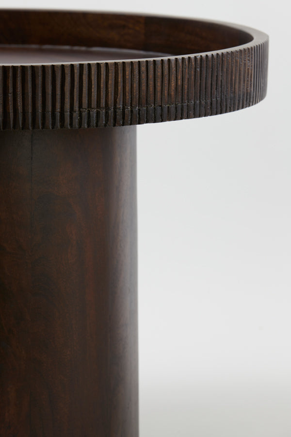 Side Table 50X35 Cm Kalomo Wood Russet