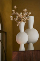 Vase Deco 47X26X100 Cm Kavandu Light Grey