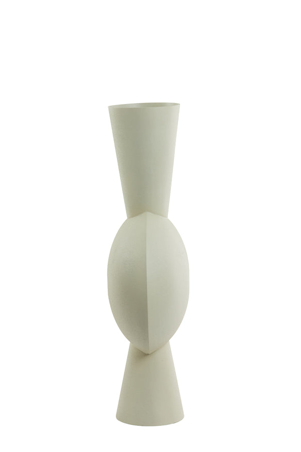 Vase Deco 37 5X22X81 Cm Kavandu Light Grey