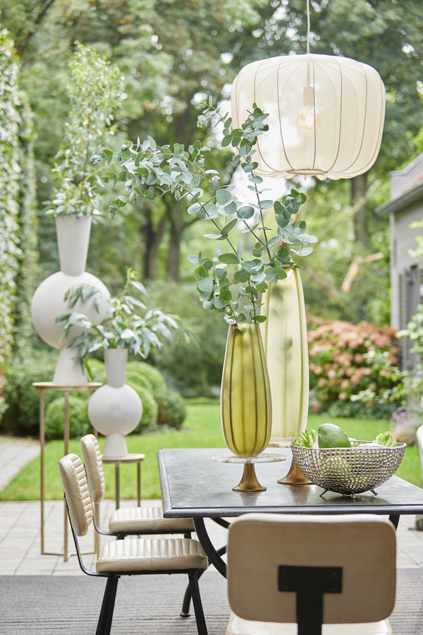 Vase Deco 37 5X22X81 Cm Kavandu Light Grey
