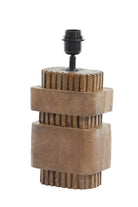 Lamp Base 17X13X37 Cm Sakura Wood Matt Brown