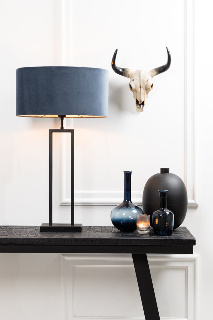Lampvoet 20X10X55 Cm Shiva Matt Black