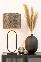 Lampvoet 20X13X55 Cm Jamiri Matt Black