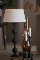 Lampvoet Ø17X70 Cm Lesane Matt Black