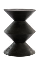 Side Table 45X60 Cm Larus Mango Wood Matt Black