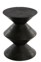 Side Table 45X60 Cm Larus Mango Wood Matt Black