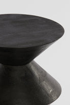 Side Table 45X60 Cm Larus Mango Wood Matt Black