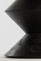 Side Table 45X60 Cm Larus Mango Wood Matt Black