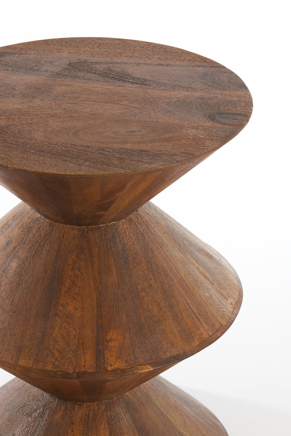 Side Table 45X60 Cm Larus Mango Wood Brown