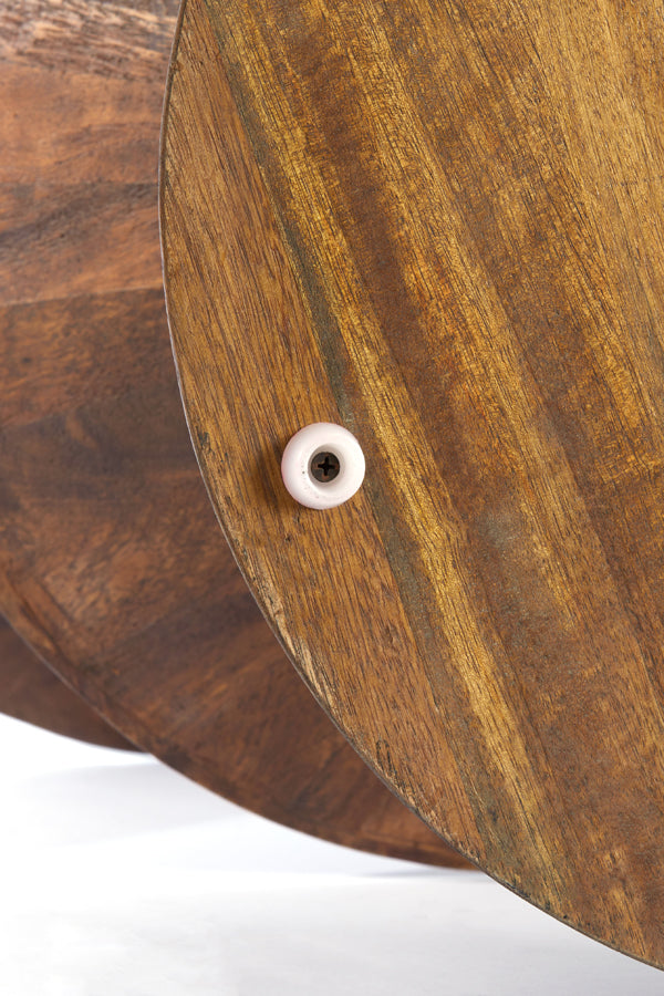 Side Table 45X60 Cm Larus Mango Wood Brown