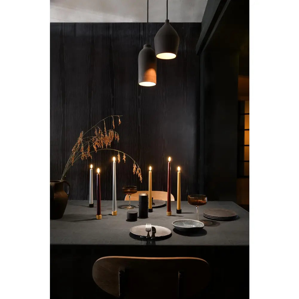 Light Kaarsstandaard Mat Brass