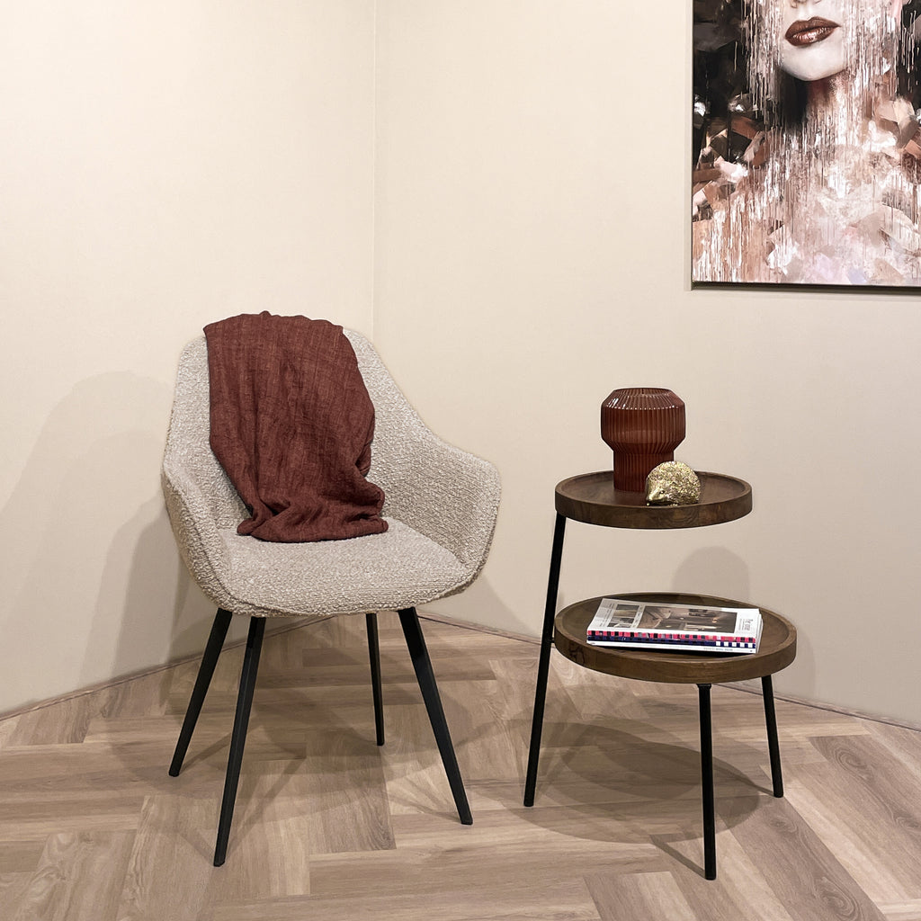 Luca Boucle Beige