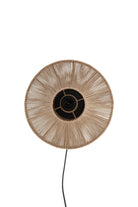 Wall Lamp 31X31 Cm Lyra Natural + Matt Black