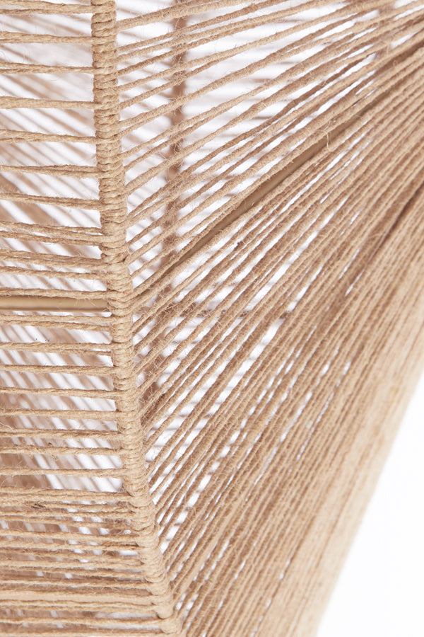 Wall Lamp 31X31 Cm Lyra Natural + Matt Black