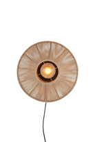Wall Lamp 31X31 Cm Lyra Natural + Matt Black