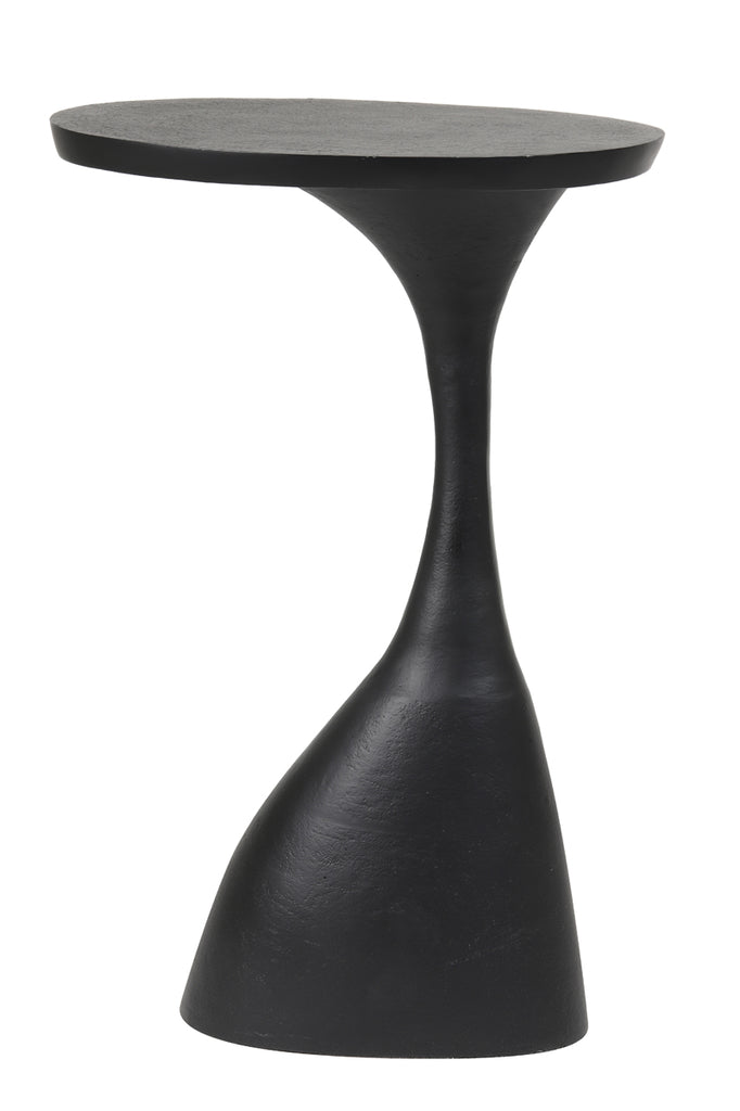 Side Table 40X33X61 Cm Macau Matt Black